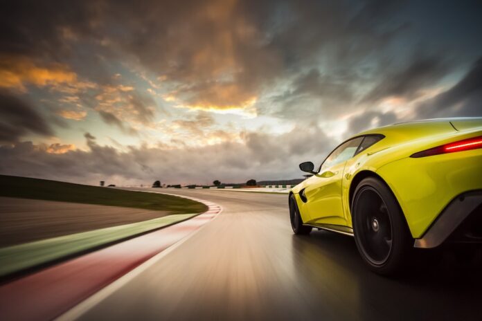 Aston Martin Vantage. Portugal. February / March 2018Photo: Drew Gibson Aston Martin Vantage.